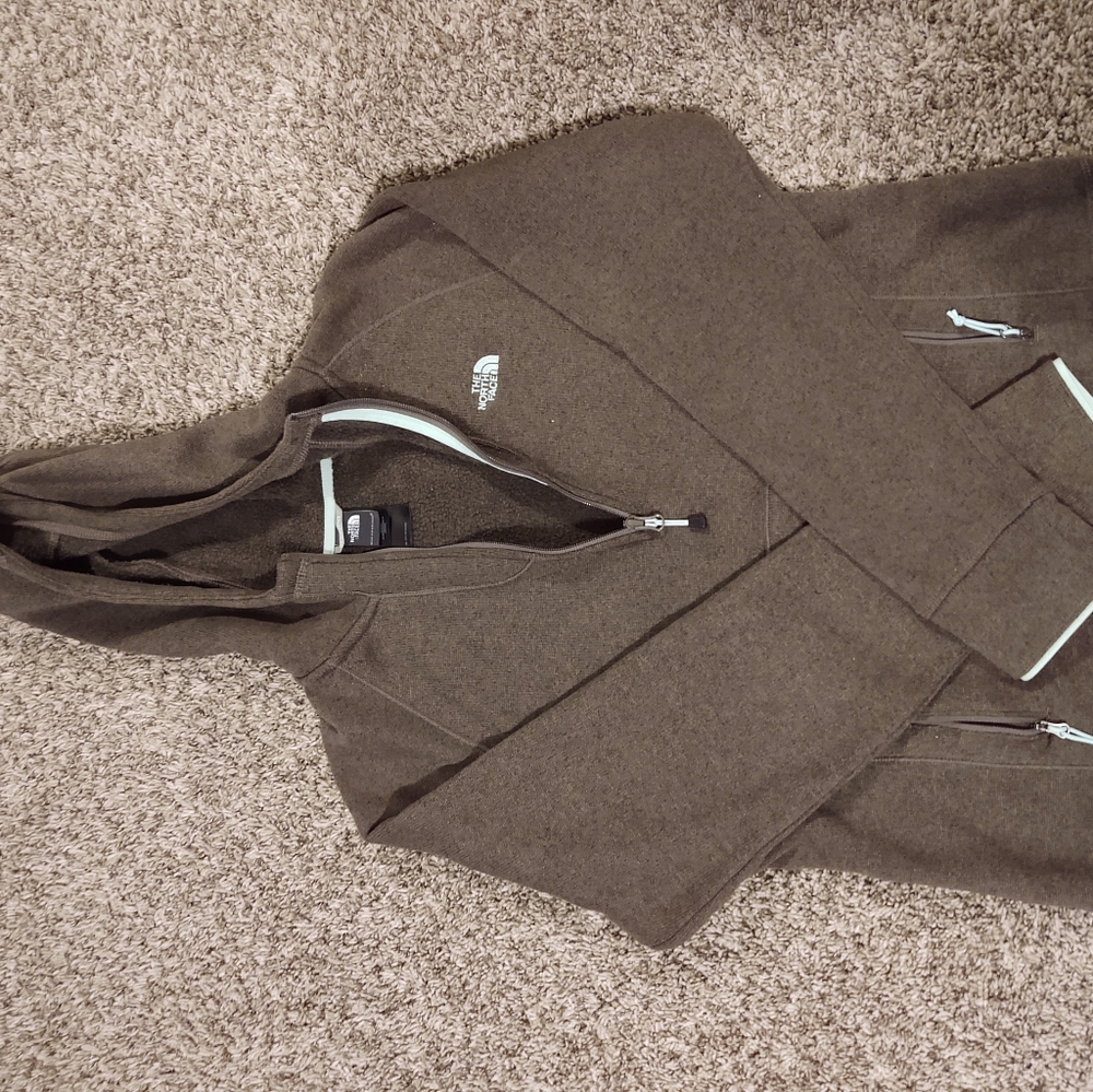 North Face hooded sweatshirt